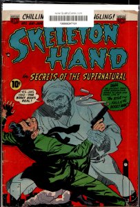 Skeleton Hand in Secrets of the Supernatural #5 (1953)