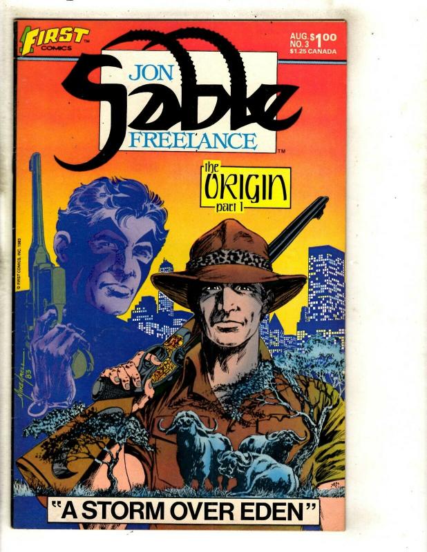 13 Jon Sable: Freelance First Comics # 1 2 3 4 6 7 8 9 10 14 15 16 17 J331