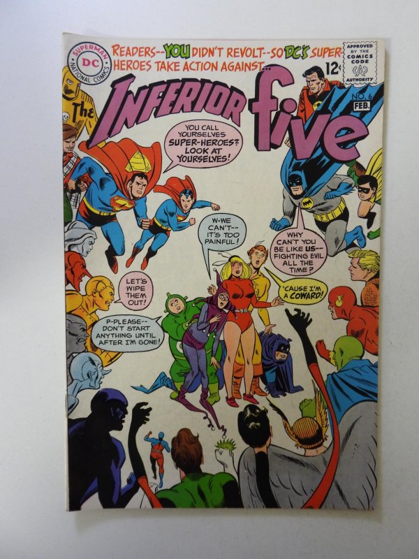 The Inferior Five #6 (1968) FN/VF condition