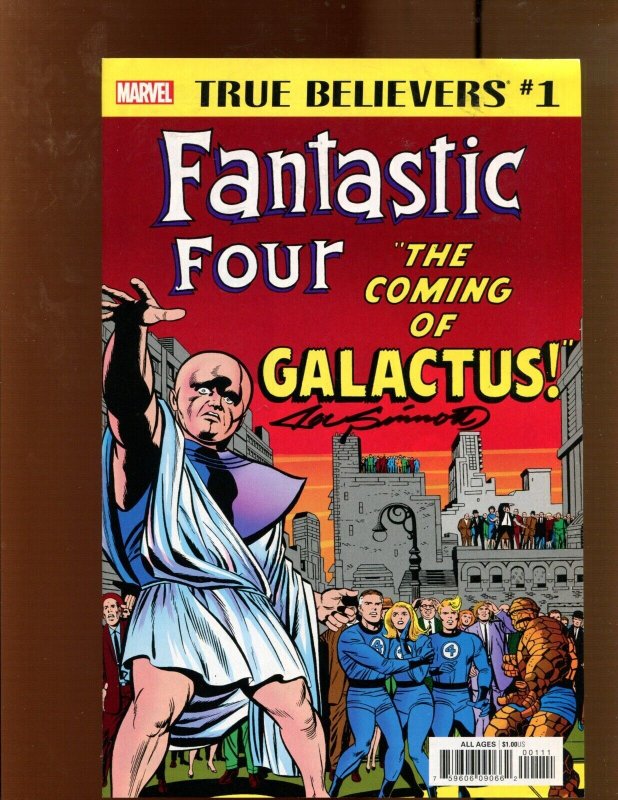 True Believers: Fantastic Four #1 - SIGNED BY JOE SINNOTT! (9.0) 2018