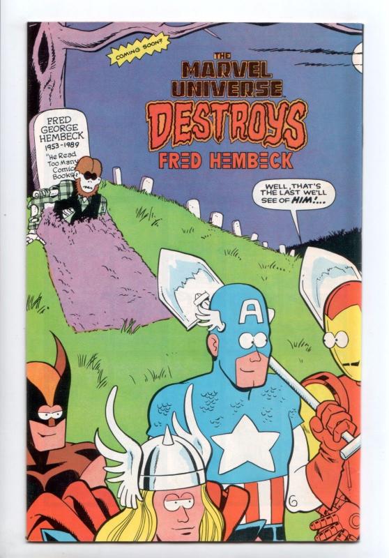 Fred Hembeck Destroys the Marvel Universe #1 - (Marvel, 1989) - VF