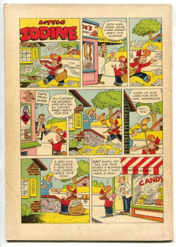 Little Iodine #8 1951- Dell Golden Age- Golf cover FN