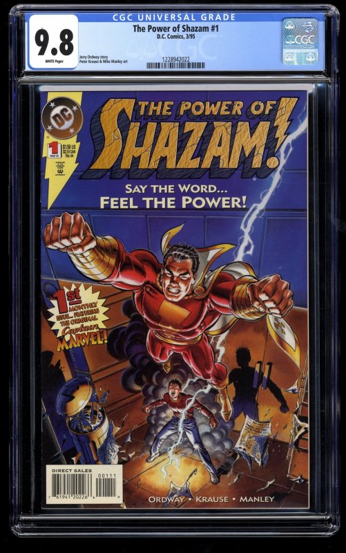 The Power of SHAZAM! #1 CGC NM/M 9.8 White Pages