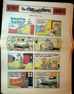 Stars & Stripes Sunday Comics Section October 11 1981 Amazing Spider-Man