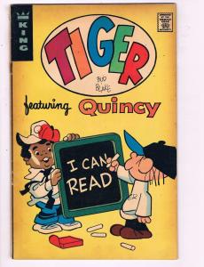 Tiger Feat. Quincy FN/VF King Comic Book 1973 DE7
