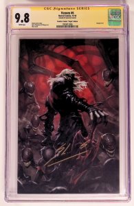 Venom #6 (2018) CGC SS 9.8 Frankies Comics Virgin Edition, Signed by Skan!