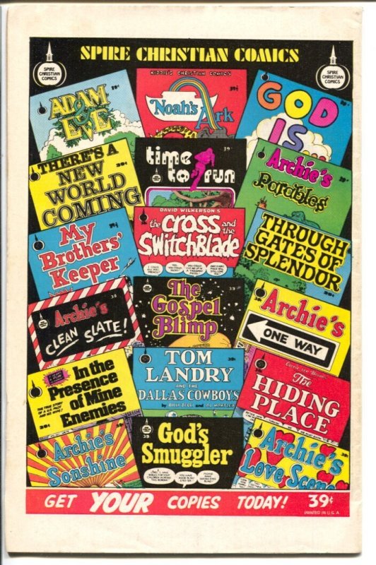 Noah's Ark #  1975 - Spine Christian Comics  -VG - Comic Book