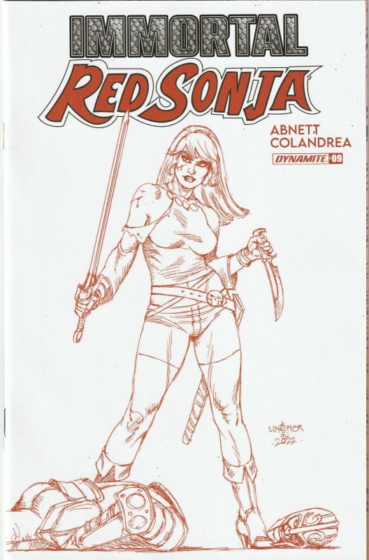 Immortal Red Sonja # 9 Variant 1:10 Cover N NM Dynamite [M9]