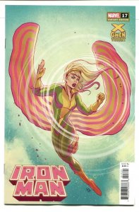 IRON MAN (2020 MARVEL) #17 VARIANT SOUZA X-GWEN VAR