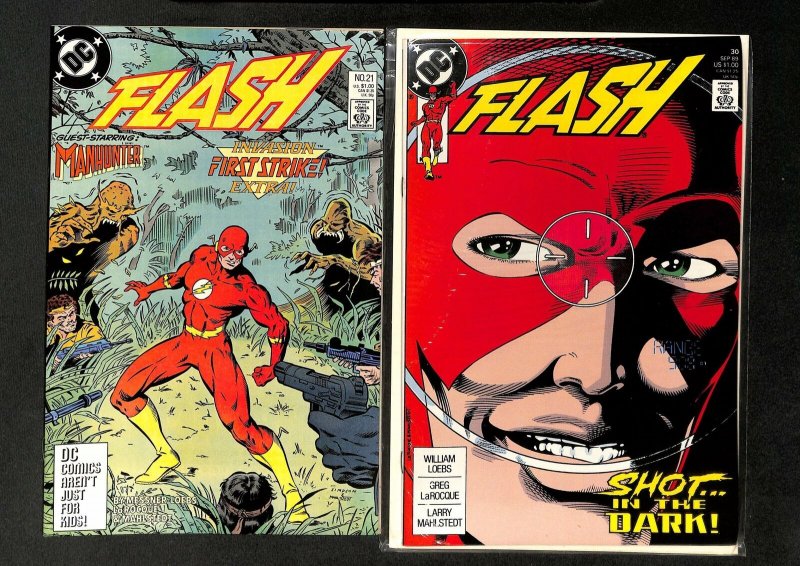 Lot of 20 Flash Comic Books (DC, 1987)