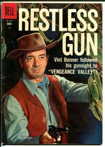 Restless Gun-Four Color Comics #934 1958-Dell-John Payne TV photo cover-G