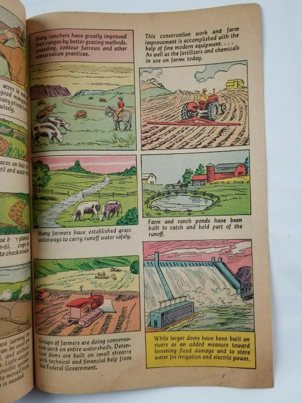 The Story of Land Comic 1961 VG/VG+ Soil Conservation Society - Ankeny Iowa