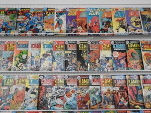 Huge Lot 180 Bronze Comics W/ Kamandi, Our Army at War, Superman +More Avg FN/VF