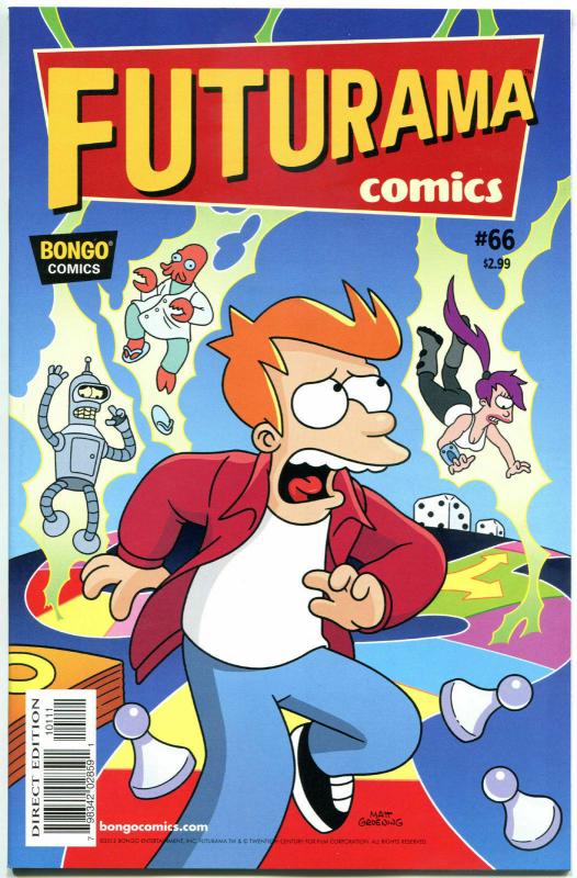 FUTURAMA #66, NM, Bongo, Fry, Bender, Leela, Prof Farnsworth, more in store