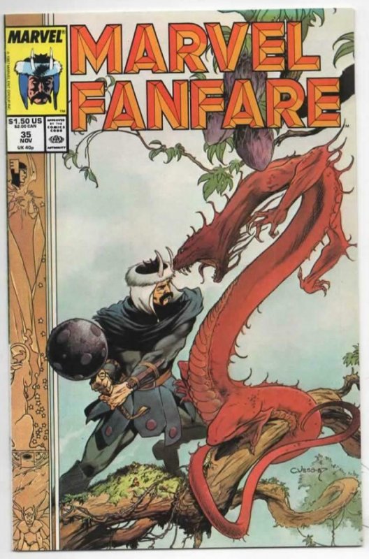 MARVEL FANFARE #34 35 36 37 VF/NM Thor Pals Loki Charles Vess 1982 1987 Marvel