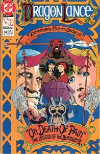 Dragonlance #34 VF ; DC | TSR Last Issue