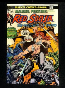 Marvel Feature #1 FN/VF 7.0 Red Sonja!