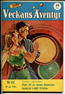 Jules Verne Veckans Aventyr Vol.6 #44 1945-Swedish-comics-Batman-Superman-VF