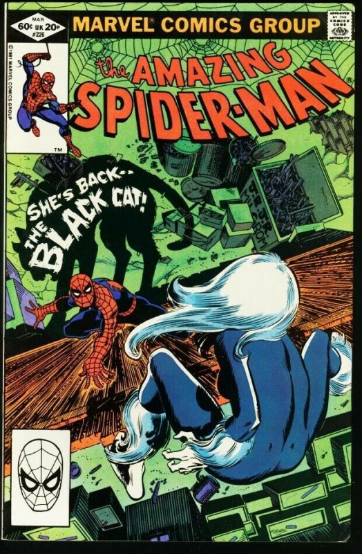 AMAZING SPIDER-MAN #226-1981-MARVEL-fine FN