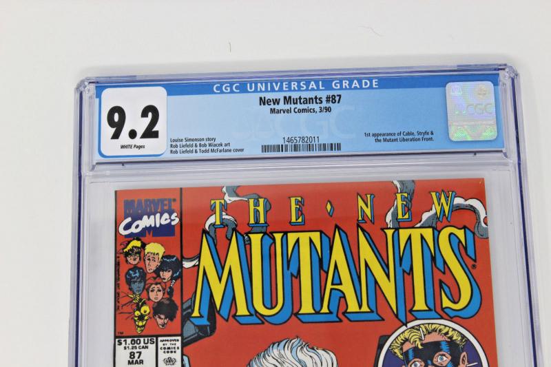 New Mutants 87 - 1st Appearance of Cable - Deadpool 2 Movie - CGC - 1st printing