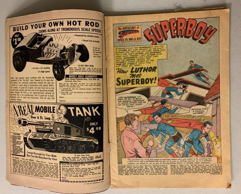 Adventure Comics #271 DC 1st Series (3.5 VG-) (1960)