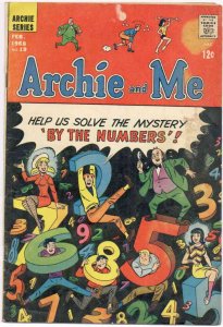 Archie and Me #19 FN ; Archie | February 1968 Numbers Cover