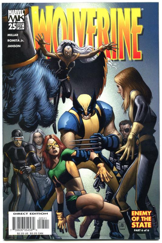 WOLVERINE #25, NM+, X-men, John Romita, Mark Millar, 2003, more in store