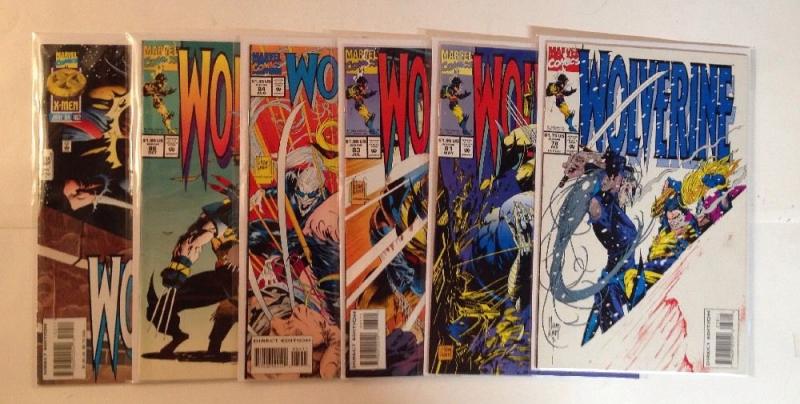 Wolverine 78 81 83 84 86 102 Near Mint Lot Set Run