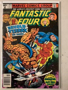 Fantastic Four #211 newsstand, 1st appearance Terrax the Tamer 5.0 (1979)