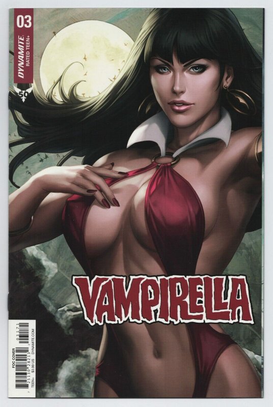 Vampirella #3 Artgerm 1:15 Sneak Peek Variant (Dynamite, 2019) NM