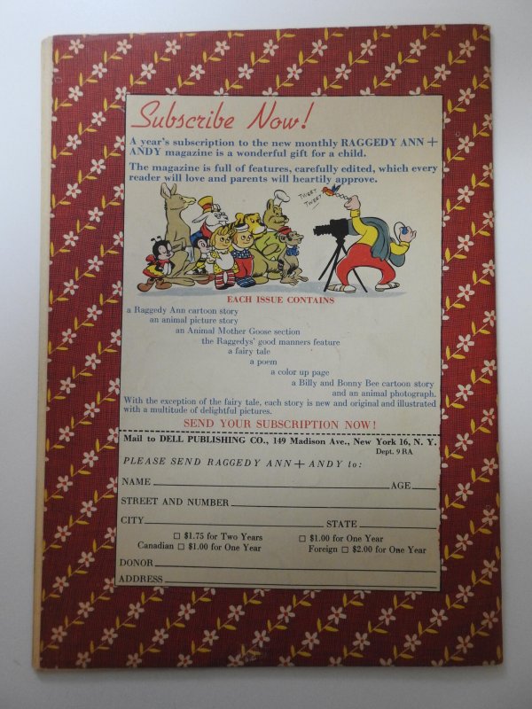 Raggedy Ann and Andy #4 (1946) Beautiful Fine Condition! HTF Book!