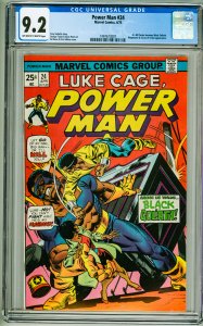 Power Man #24 (1975) CGC 9.2! OWW Pages!