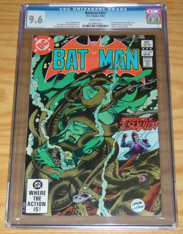 Batman #357 CGC 9.6 killer croc - 1ST JASON TODD - dc comics 1983 suicide squad