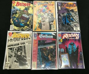 BATMAN RELATED 6PC LOT (VF) HARLEY QUINN!! ROBIN!! 1990-93