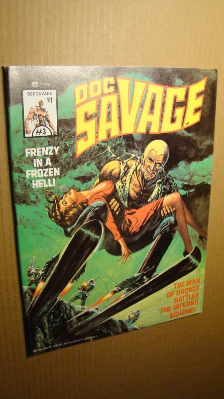 DOC SAVAGE 3 *VF/NM 9.0 OR BETTER* STERANKO CURTIS MAGAZINE SCARCE 