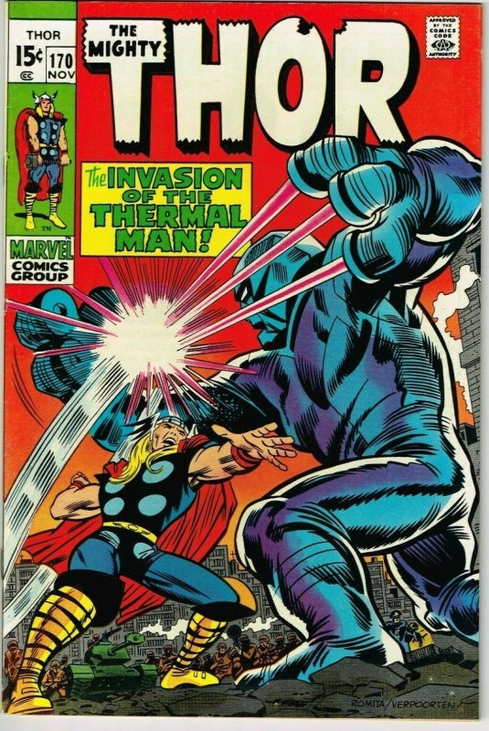 Thor #170 (1962) - 9.2 NM- *The Thunder God and The Thermal Man*
