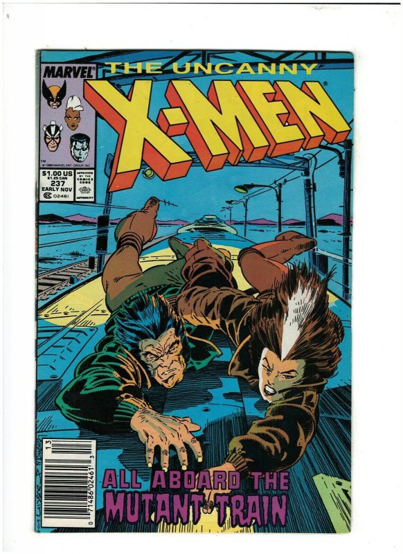 Uncanny X-Men #237 FN/VF 7.0 Newsstand Marvel Comics 1988 Wolverine & Rogue  