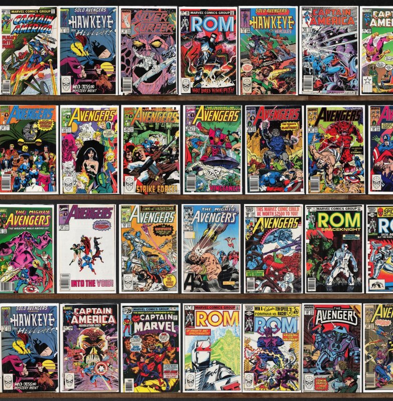 Huge Lot 140+ Comics with The Avengers, The Thing, Rom & More!