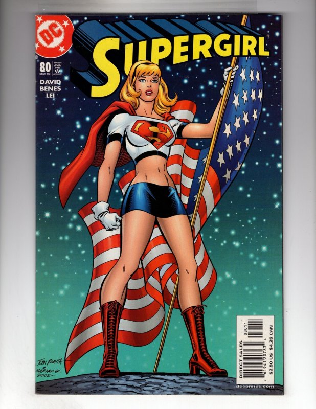 Supergirl #80 (2003) GREAT JOHN ROMITA SR. COVER !!!   / EBI#3