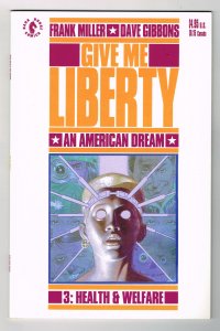 Give Me Liberty #3 Health & Welfare (1990) Dark Horse Frank Miller Dave Gibbons