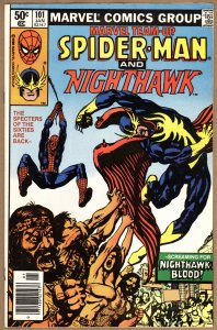 Marvel Team-Up #101 Newsstand Edition (1981) - Mike Nasser Cover