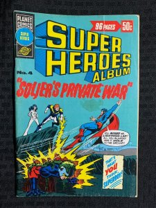 Vintage SUPER HEROES ALBUM Planet Comics Magazine #4 VG- 3.5 Legion Mike Grell