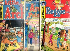 PEP/ARCHIE/REGGIE/LITTLE ARCHIE LOT #8-GAGS!