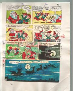 Rudolph The Red Nosed Reindeer Original Production Art-Page 21