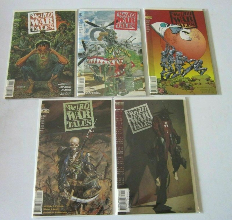 Weird War Tales set from:#1-4 + Special 5 different books 8.0 VF (1997) 