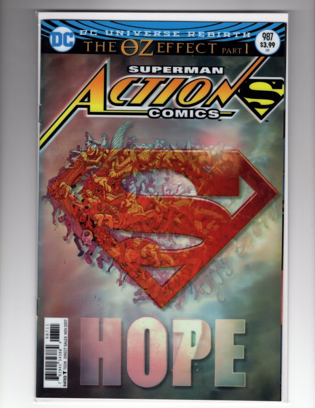 Action Comics #987 Lenticular Cover (2017) / HCA4