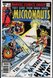 Micronauts #6 Newsstand Edition (1979) Micronauts