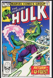 The Incredible Hulk #276 (1982) Hulk