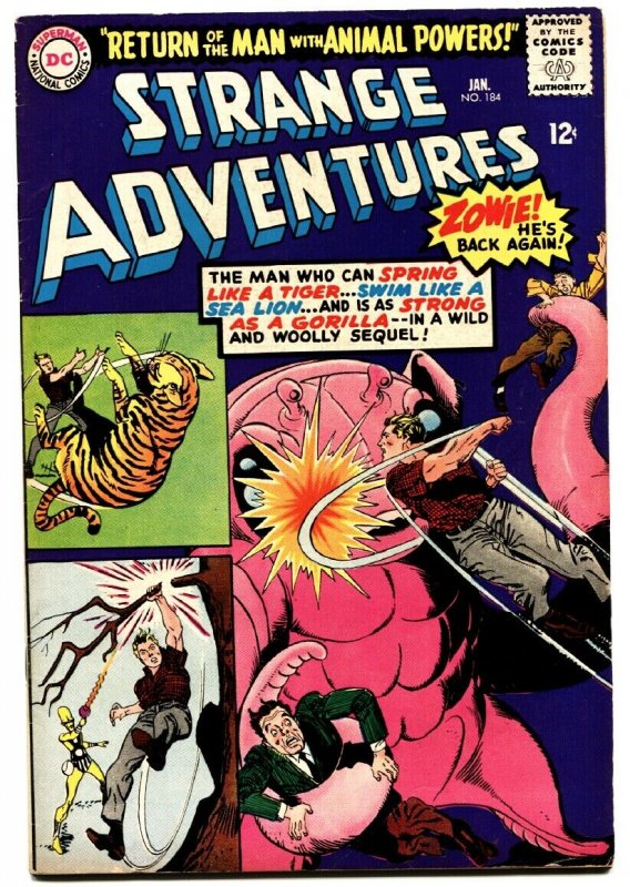STRANGE ADVENTURES #184 Second appearance of Animal Man. DC