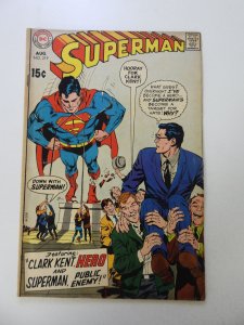 Superman #219 (1969) VG/FN condition